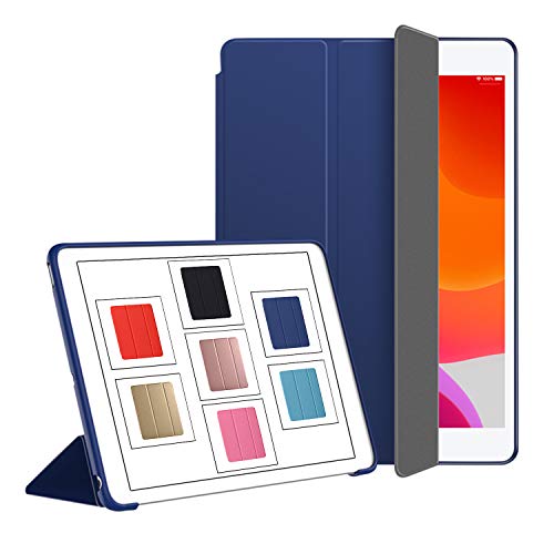 DuraSafe Cases for iPad PRO 10.5 Air 3 [ PRO 10.5 Inch Air 3rd Gen ] A1701 A1709 A1852 A2152 A2123 A2153 A2154 Soft Silicone TPU Back Case with Honeycomb Pattern - Navy Blue