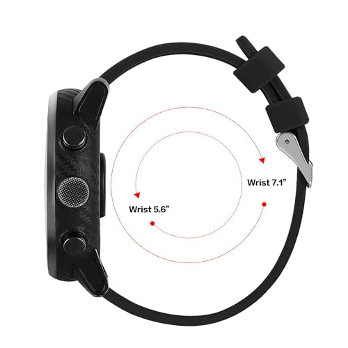 Pulseira de relógio inteligente AOLON Curve, pulseira de silicone macio de liberação rápida à prova