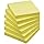 Sticky Notes 3x3 Self-Stick Notes Pads with 6 Bright Colors, Easy to Post for Office, Shool, Home, 6 Pads/Pack, 100 Sheets/Pad (Yellow)