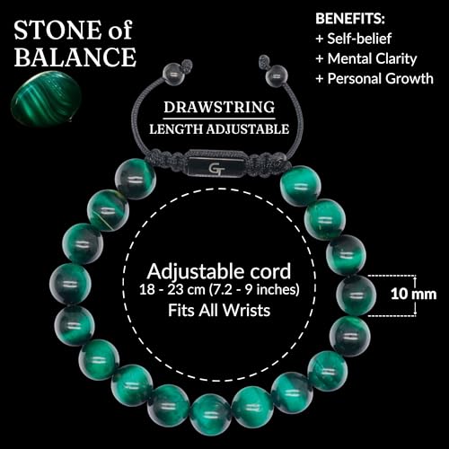 Pulsera de piedras naturales para hombre GT collection miniatura 3