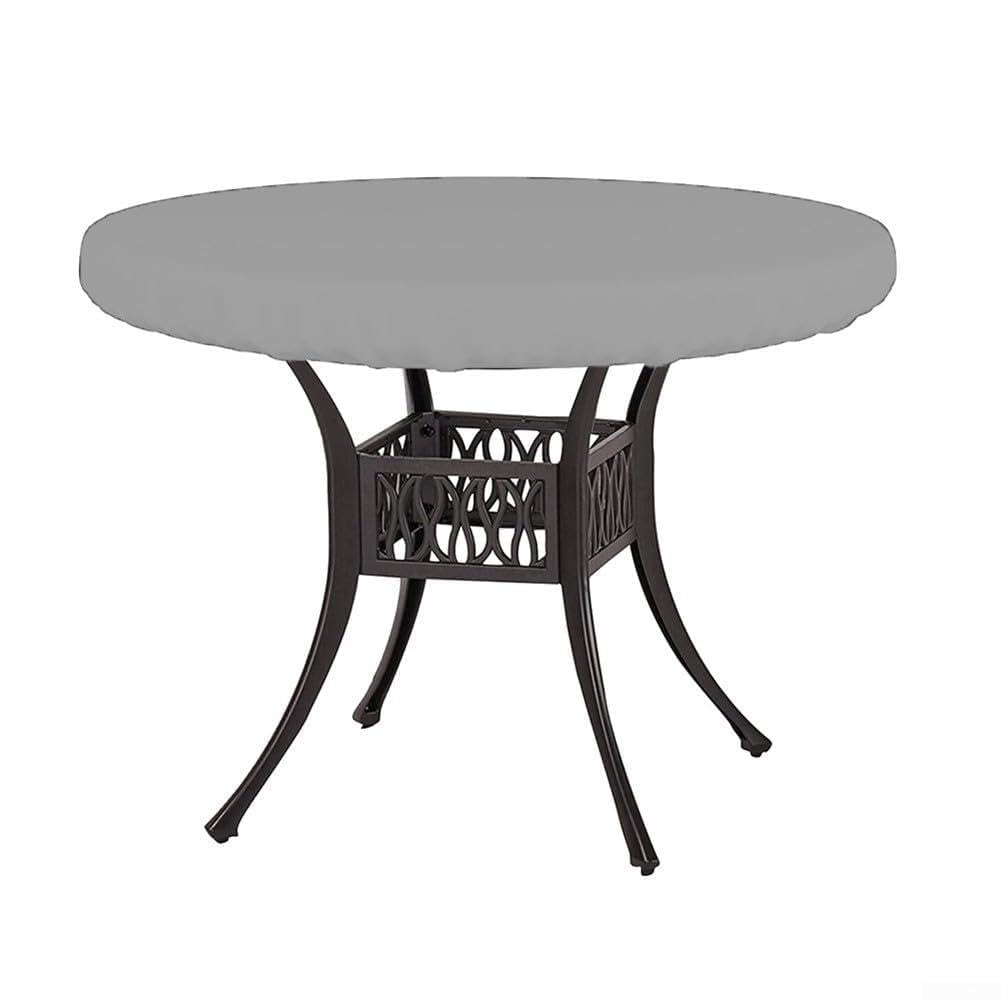Weatherproof round table cover for outdoor patios, constructed with 210D Oxford waterproof fabric to protect from dust, rain, and (92 * 10cm)