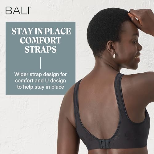 Image of Bali Women's Wireless Bras for Women - Comfort Revolution Wireless Bra - Adjustable & Supportive - Plus Size Women