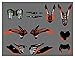 Zhbqcmou Pegatinas de Motocicleta Equipo a Juego Kit de decalación gráfica para KTM 125 200 250 300 350 450 500 500 Exc excuc xcw xcf xcfw 2014-2016 hnzhb