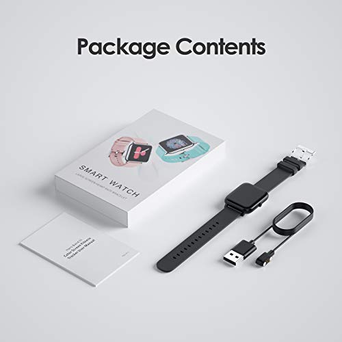 IDEALROYAL Reloj Inteligente Hombre Mujer, Smartwatch Hombre Pulsera Actividad Impermeable IP67 con Sanguíneo Presión Arterial Frecuencia Cardíaca Sueño, Podómetro Reloj Deportivo para iOS Android