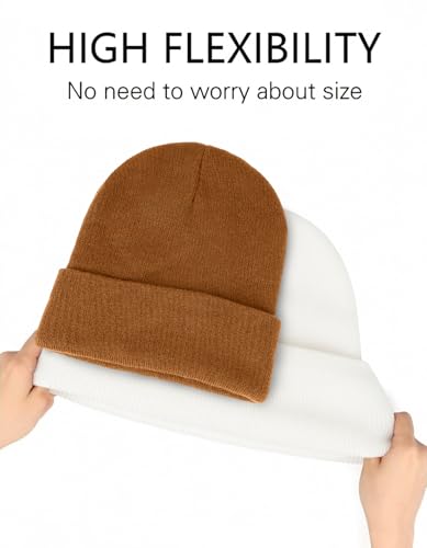 Image of Bigfoot Beanie for Men - Sasquatch Hat Winter Knit Cuffed Beanie for Women - Bigfoot Gifts for Christmas & New Year