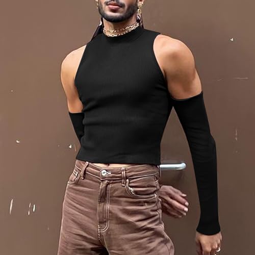 Men Fashion Tank Top Summer Streetwear Sexy Sleeveless T Shirts Vintage Tee Vest2