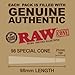 RAW Cones 98 Special 100 Pack Patented Slow Burning Pre Rolled Cones Rolling Papers & Tips – All Natural Classic Rawthentic Paper, 98mm