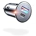 AINOPE Zigarettenanzünder USB C, 48W PD&QC 3.0 Auto ladegerät USB C, Schnell Metall kfz Ladegerät USB C Adapter Auto Zubehör Kompatibel mit iPhone 13 12 11 Pro Max, iPad, Samsung
