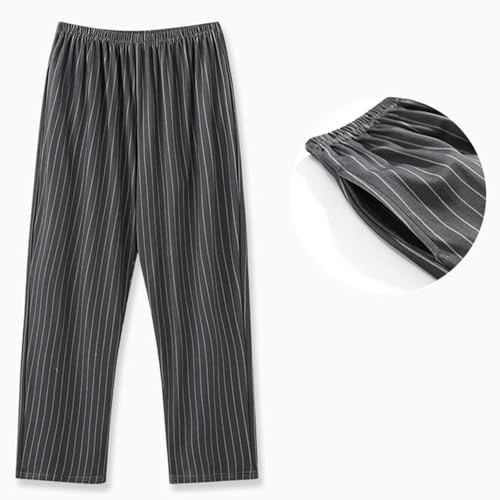 Cambkatl Men's Checkered Pajamas Pants Loose Elastic Waist Straight-Leg Comfy Lounge Pj Bottoms Sleepwear2