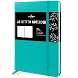 cuaderno bullet journal  Stationery Island Cuaderno Punteado A5 - Bullet Journal de Tapa Dura con Papel Premium de 120gsm Turquesa