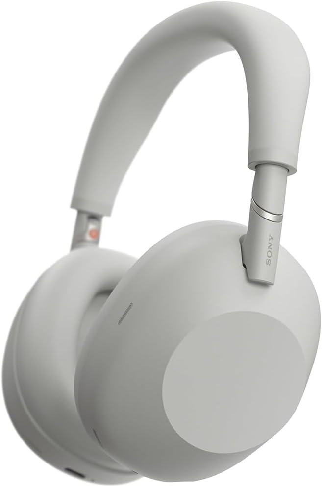 Sony WH1000XM6/S Best Wireless Noise Canceling Headphones, Platinum Silver Bundle with Deco Essentials Headphones Ear Pads Replacement Headset Ear Cushions and Deco Gear Unofficial Master Guide