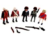 1.78 Playmobil ® 5 Figuren gemischt Konvolut mit Zubehör wie Gewehre