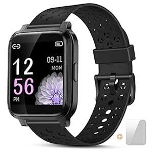 Smartwatch, smartwatch heren met vrij te kiezen achtergrondafbeelding，fitnesstracker horloges met hartslagmeters, 16…
