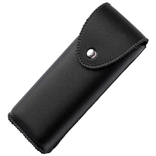 PU Leather Eyeglasses Case on Belt, Hard Eyeglass Case
