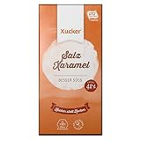 Xucker Salz-Xaramel Schokolade, zuckerfreie Schokolade mit Xylit, 1 x 100g Tafel, 42% Kakaogehalt