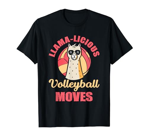 Funny Llama Voleibol Alpaca Spike Serve Player Spiker Camiseta