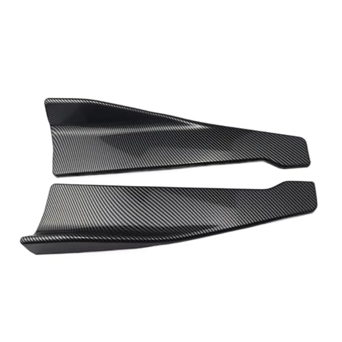 Kit de faldón lateral para automóvil universal en acabado carbono negro