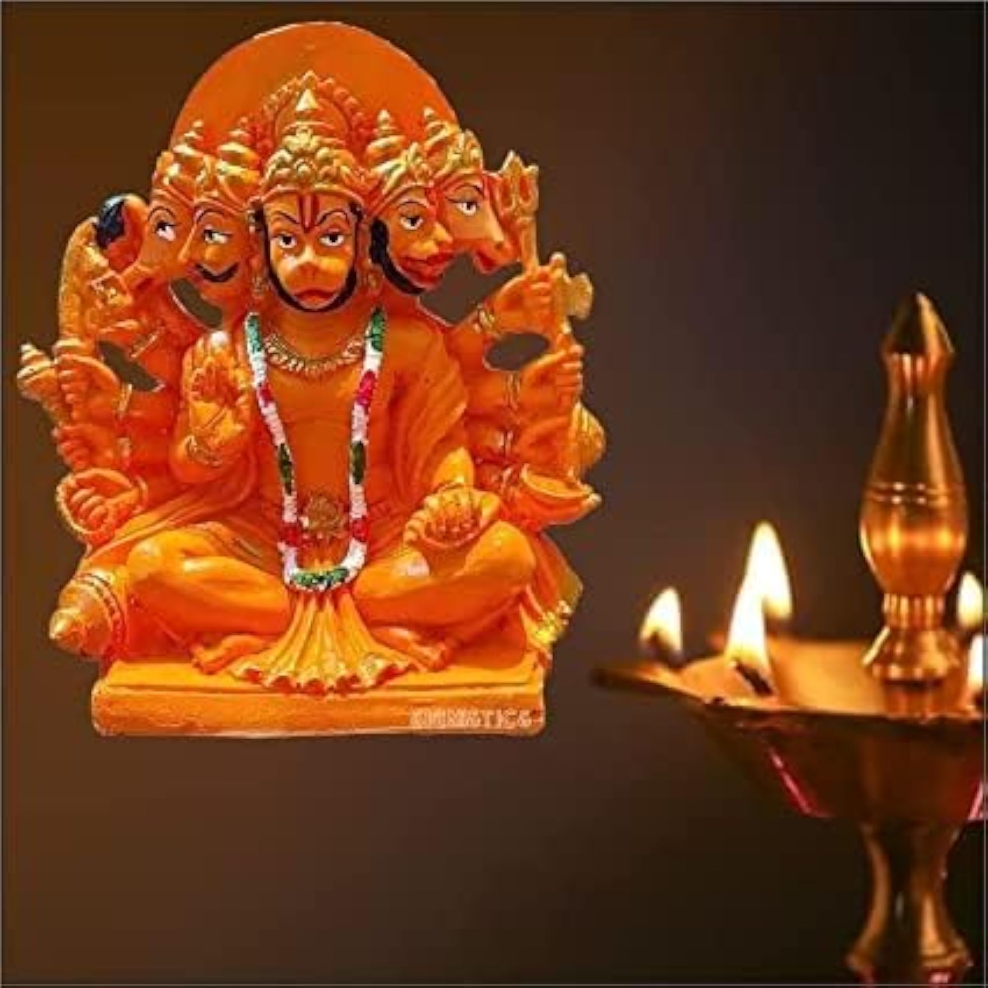 Resin Panchmukhi Hanuman Idol