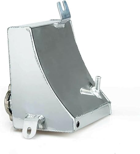 Miniatura 5 de Depósito de botella de tanque de desbordamiento de radiador de aluminio compatible con 1989-1994 NISSAN 240SX 2.4L L4 Gas