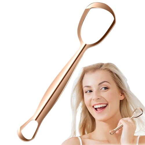 RascaLenguas | Limpiador Lingual de Acero Inoxidable | Accesorio De Limpieza Diaria Forma Abanico Reduciendo La Mala Y Mejorando La Higiene Oral Adolescente