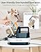 Dog Grooming Vaccum & Blow Dryer, 2.5L Dog Vacuum for Shedding Grooming with 3 Temperature Settings, Pet Vacuum Grooming Kit for Dogs & Cats