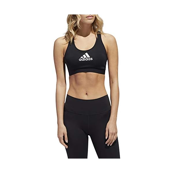 adidas Women's Don't Rest Alphaskin Bra, Black, Small
