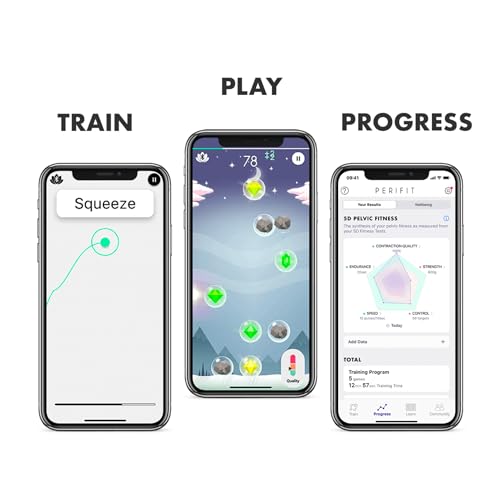 image for Perifit Care + | Pelvic Floor Exerciser with App | Kegel Trainer | Str