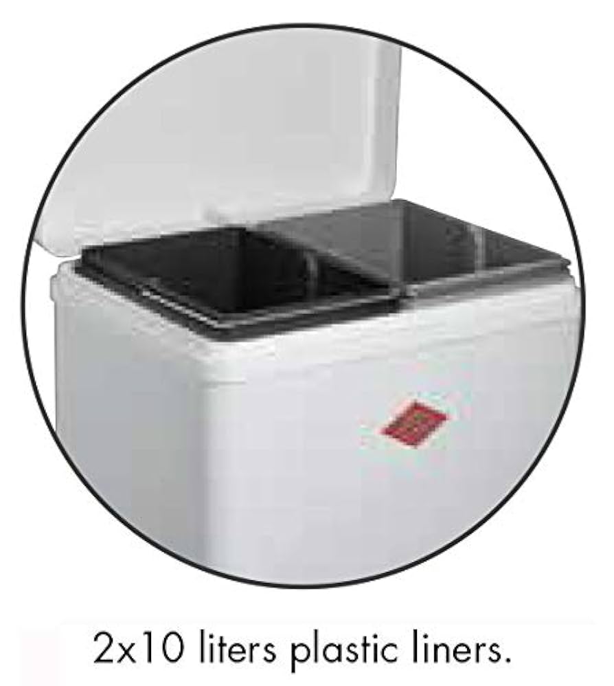 Wesco ウェスコ エコキッチンペダルビン＆プラスチックライナー30 ※r2