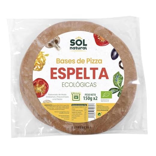 Sol Natural Base de Pizza Espelta Integral 300 Gramos