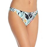 Nanette Lepore Women's Standard Hipster Bikini Swimsuit Bottom, Green//Bloomin Botanical, 4