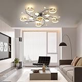 Taille:Dimmable avec télécommande.Longueur : 108*18/91*18cm,Tension : 220V,Surface d'éclairage:10-20 mètres carrés,Couleur:noir,Matériau : corps de lampe en fer + acrylique ,crée une atmosphère agréable dans la maison.