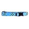 Yellow Dog Design Pet Collar Standard Easy-Snap Collar, Blue Kilt, Medium 14″ – 20″ (1″ Wide)