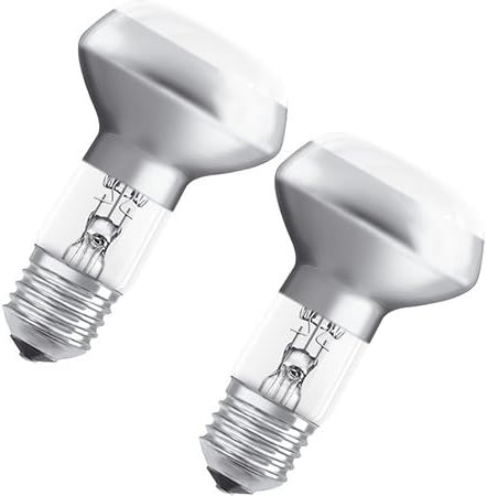 OSRAM Halogen-Lamp / Classic R63 / E27-socket / dimmable / 46 Watt - 60 Watt Replacement / warmwhite - 2700K / Pack of 2 - Foldingbox