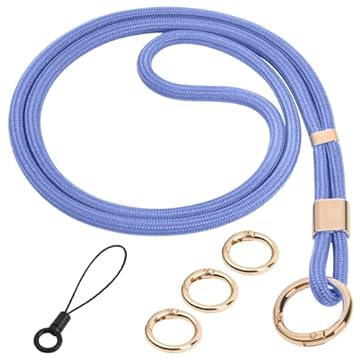 flintronic Cordino da Collo, Portachiavi Collo Staccabile, Cordino per Chiavi, Neck Lanyard Strap, Cordino Porta Badge, Portachiavi Collo per Impiegati, Appassionati di Outdoor