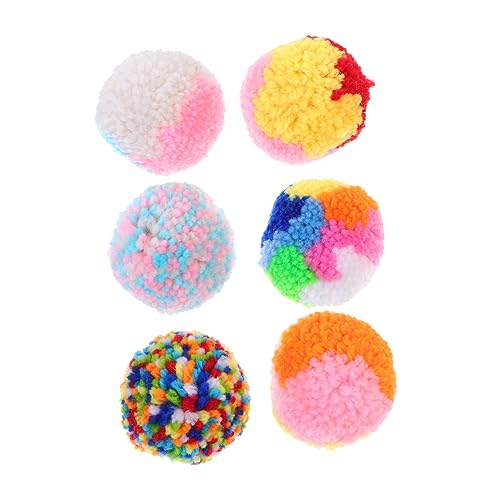 FRCOLOR 6pcs Interactive Cat Colorful Chew Toys for Kittens Chewing Grinding Plaything Engaging Pet Toys to Hunting Instincts Preserve Furniture