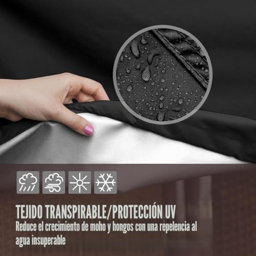 Funda para congelador profundo y protector impermeable de neveras para exterior 6