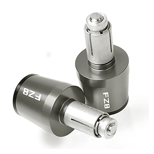 Embouts de guidon de moto 22mm anti-vibration gris pour Yamaha FZ8 FZ1