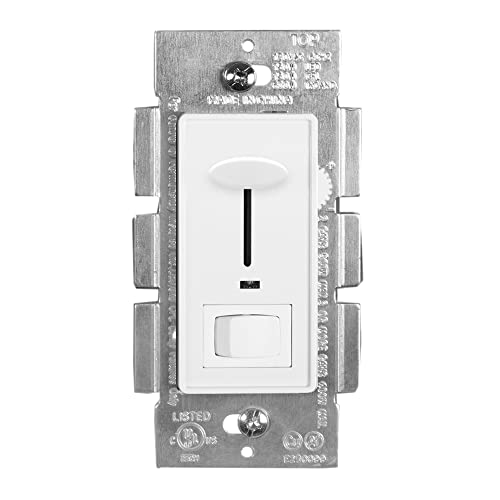 Maxxima MEW-DM621 Dimmer Electrical Light Switch - Featuring Blue Indicator Light thumb #1