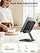 Lamicall Adjustable iPad Stand for Desk - [Ultra-Slim Foldable][360°Rotation] Tablet Stand with Heavy-Duty Base, Tablet Holder for 4.7-13