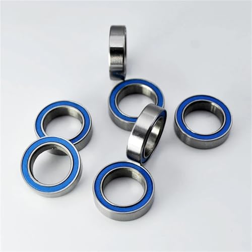 Roulement 10mm 6700 2RS anti-poussière bleu 10x15x4 mm pour réparer les jeux de direction et axes