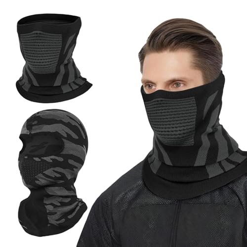 Zidoley Pasamontañas para motocicleta, pasamontañas de enfriamiento a prueba de viento, transpirable, máscara de esquí, pasamontañas, accesorios de moto, adecuado para deportes al aire libre, esquí