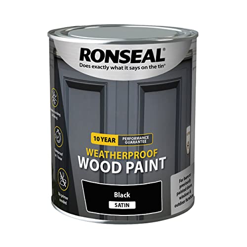 Ronseal 10 Year Weatherproof 2 in 1 Wood Paint...