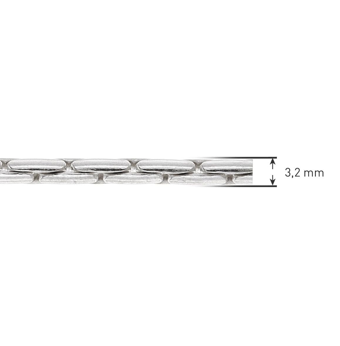 trendorObroża Uniseks Srebro próby 925 31264-45 45 cm