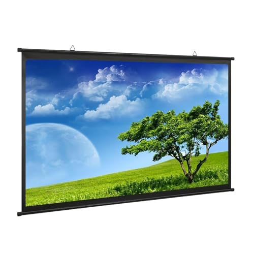 Pantalla portátil manual 16:9 para proyector HD