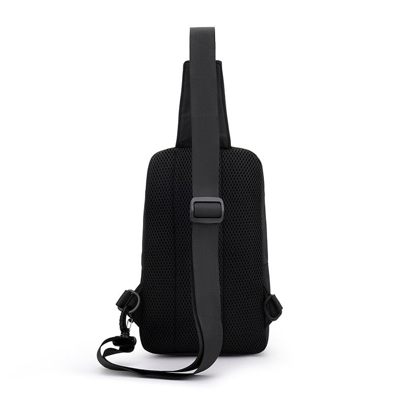 Image of Sling Bag for Men & Women- Crossbody Sling Bag for Travel, Cycling & Hiking | Waterproof Shoulder Bag with Compartment and Zipper Pockets