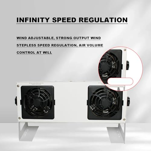 Soplador de Aire Ionizante de Escritorio Doble Cabezal miniatura 6