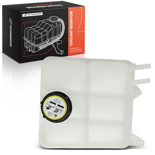 A-Premium Front Engine Coolant Reservoir Tank with Cap Compatible with Mazda 3 2004-2013, 3 Sport 2009-2013
