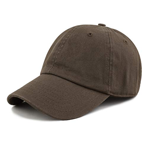 Cotton Baseball Cap Dad Hat – Washed Low Profile Adjustable Hat for Men Women Casual Outdoor...