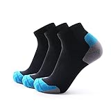 limide Athletic Sports Running Socks Coolmax Mens Moisture Fast Dry Compression Seamless Socks 3 Pai