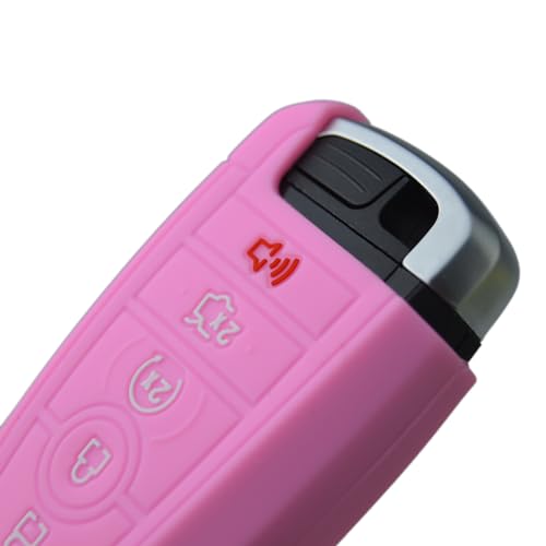 Image of Silicone Key Fob Cover for Ford F150 Mustang Explorer Expedition Escape Edge Bronco Transit Maverick and Lincoln Navigator Nautilus Aviator Corsair